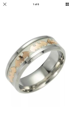 Glow in the Dark Gold Batman Ring