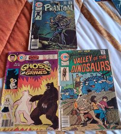 Charlton Comics Lot of 3 Vintage Issues