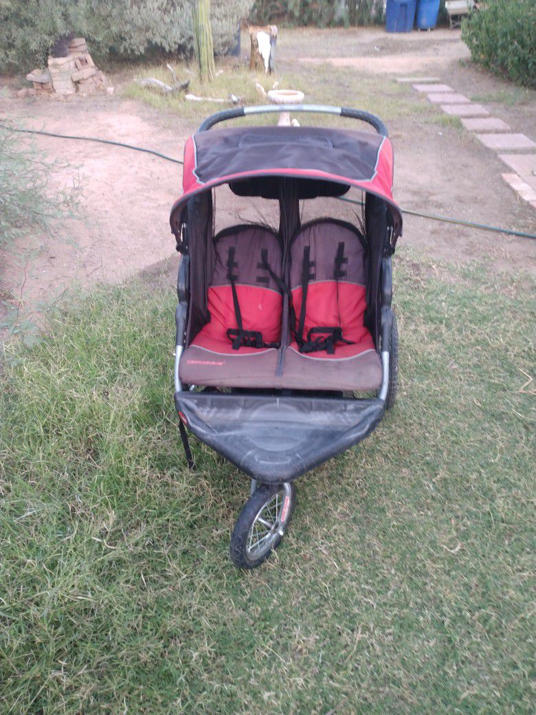Twin  double expedition stroller