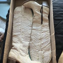 Women’s Over The Knee Western Leather Boot