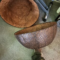 (2) 20 In Metal Basket 