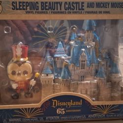 Sleeping Beauty Castle And Mickey