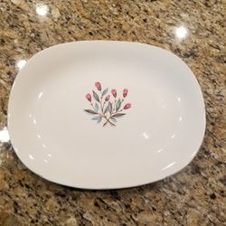 Vintage Pink Hope (Gold Trim) by WEDGWOOD England Oval Serving Platter 12 Inch