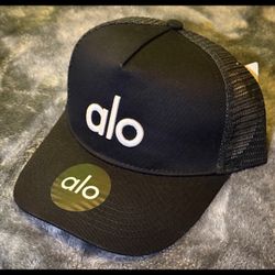 Black Alo Trucker hat