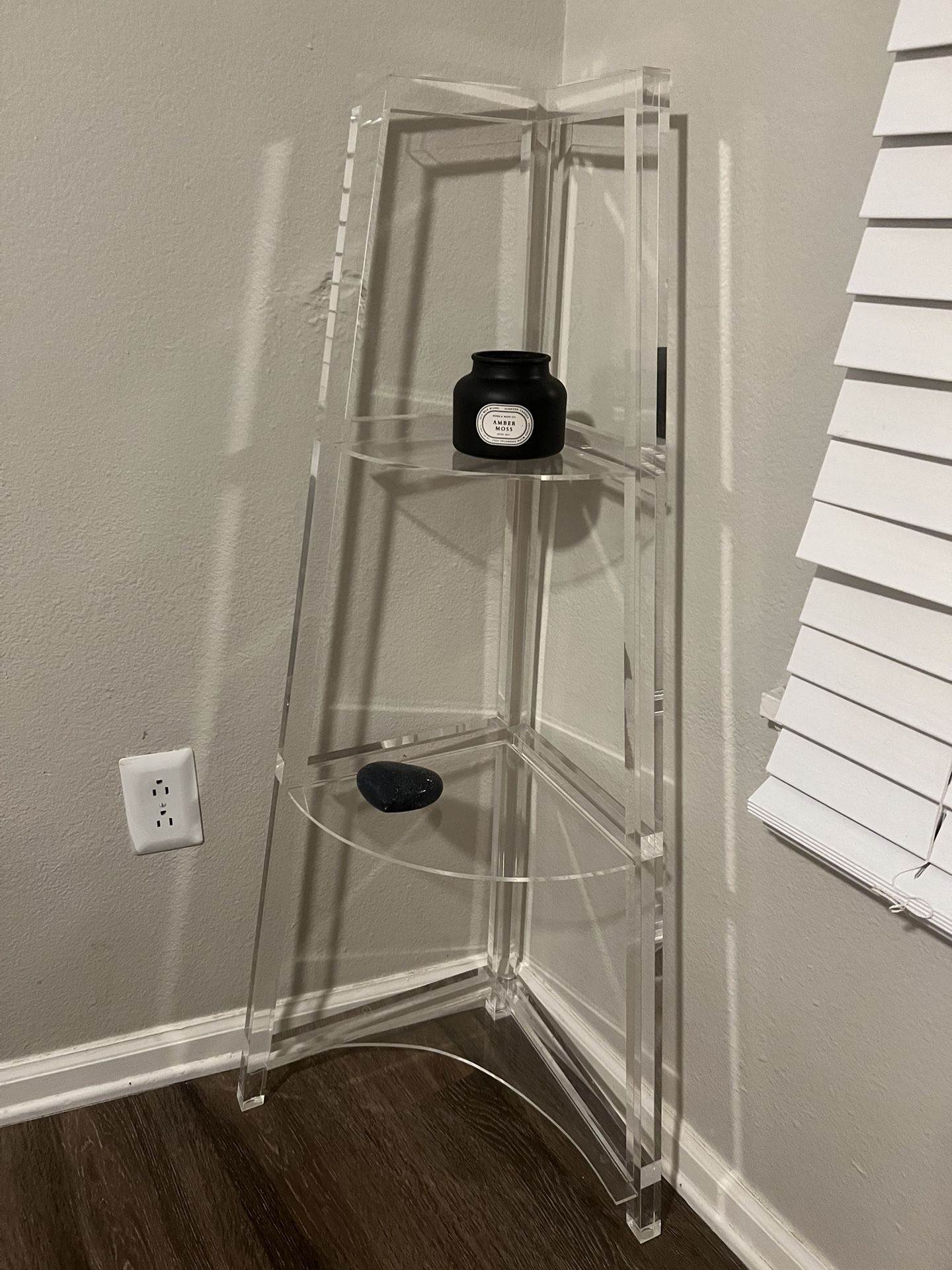 Acrylic Corner Shelf