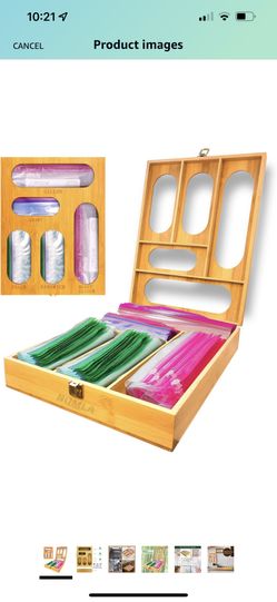 Ziplock Bag Storage Organizer