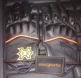 2XL motorcycle gloves (leather)