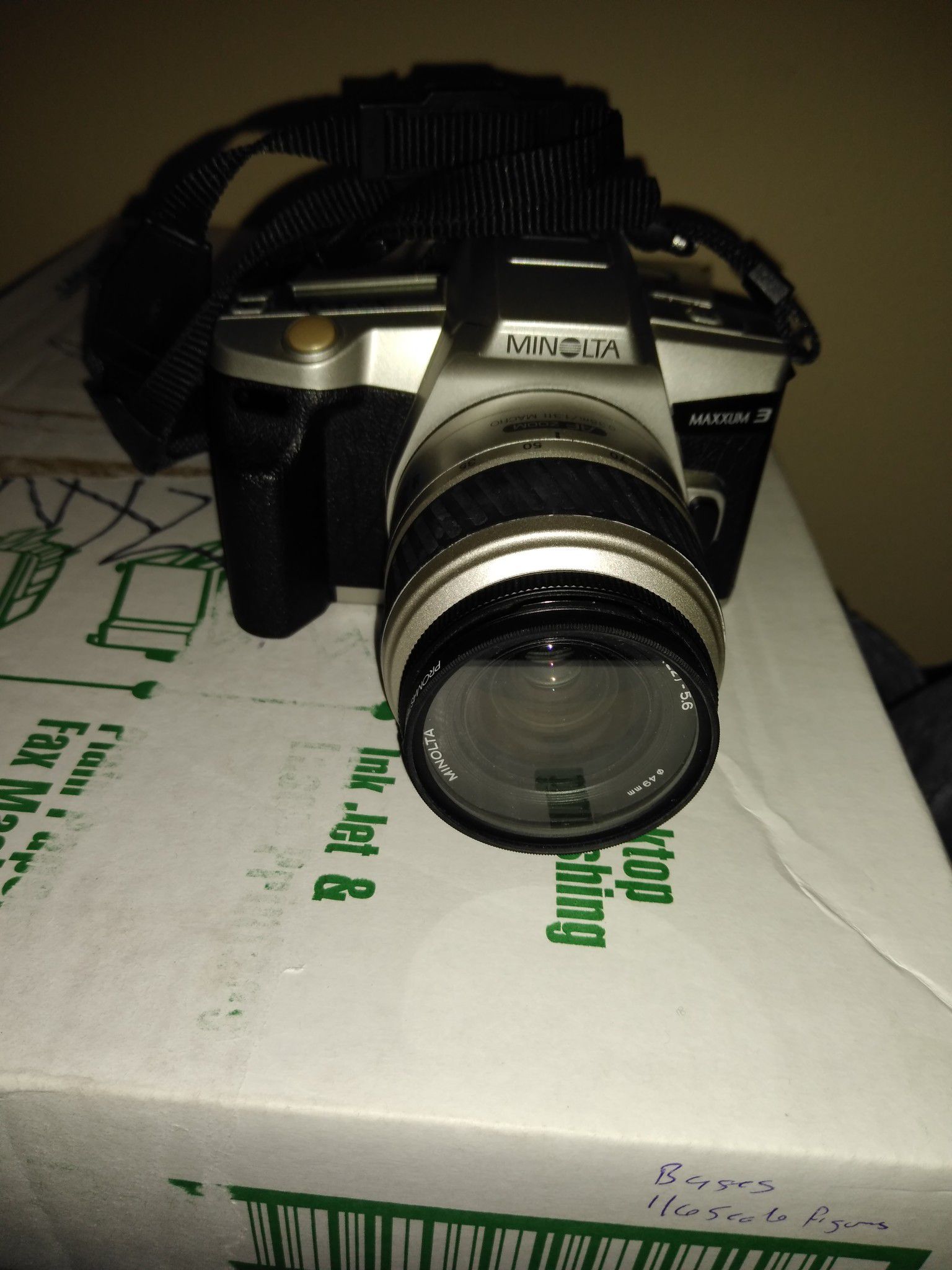 Minolta camera no digital and no SD