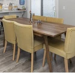 Dining Room Table Work 6 Chairs 