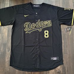 NEW Kobe Bryant KB24 LA Dodgers Lakers Jersey // MLB Black & Stitched/Sewn #8 & 24 Dodgers Betts 50, Freeman 5 , Ohtani 17 // KB 8/24