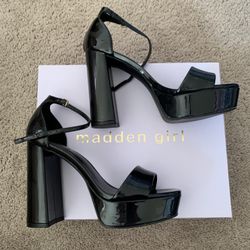 Black Madden Girl Heels