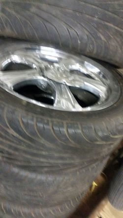 18 in rims and tires for sale. 300 obo