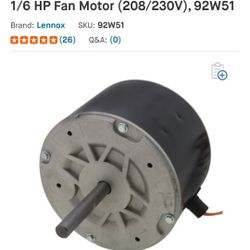 Lennox Blower Motor 