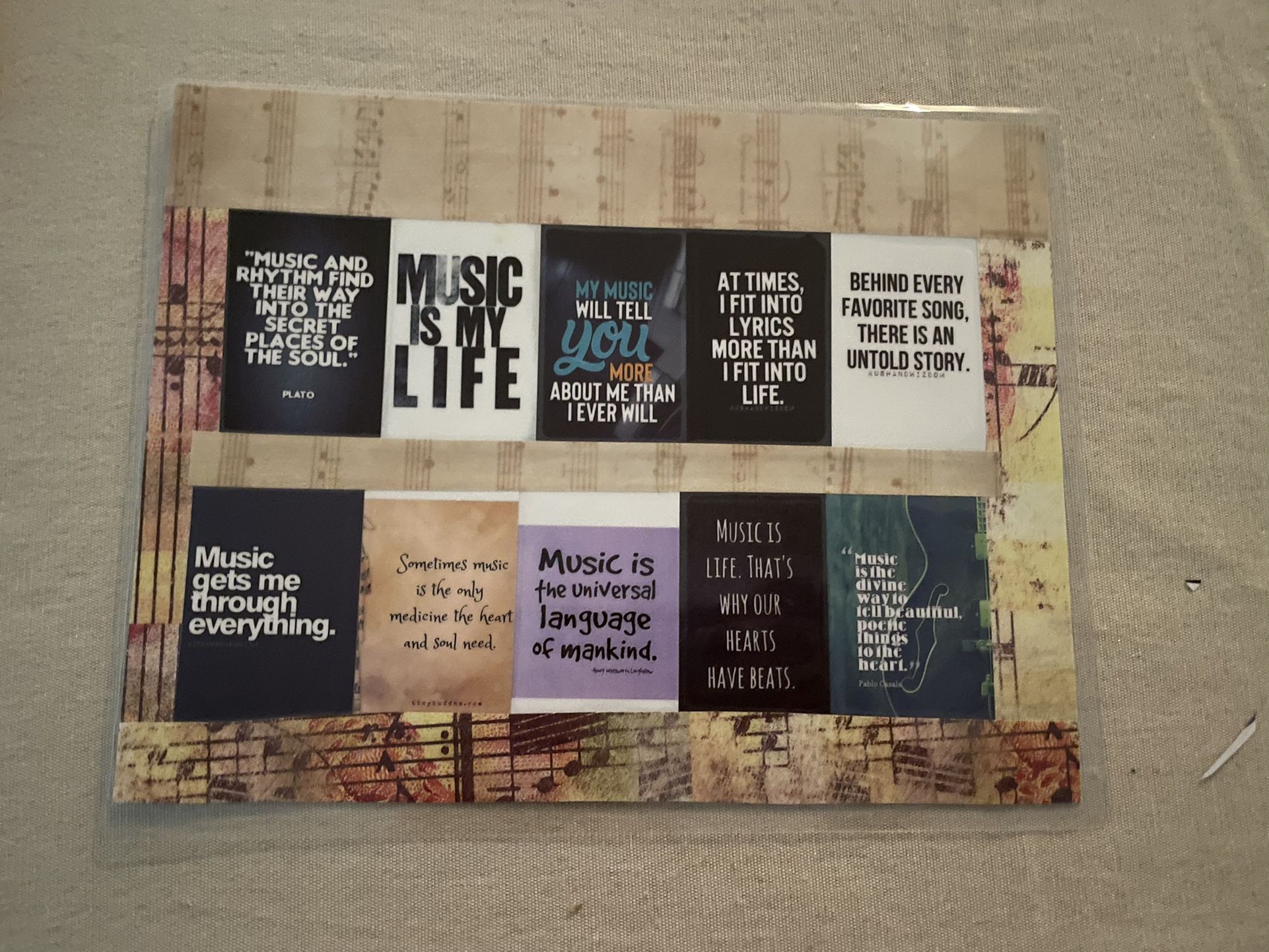 Music Quote Collage 