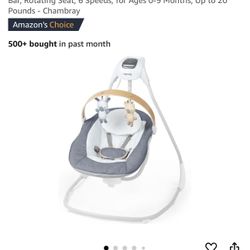 Ingenuity simple Comfort Baby Swing 0-9months