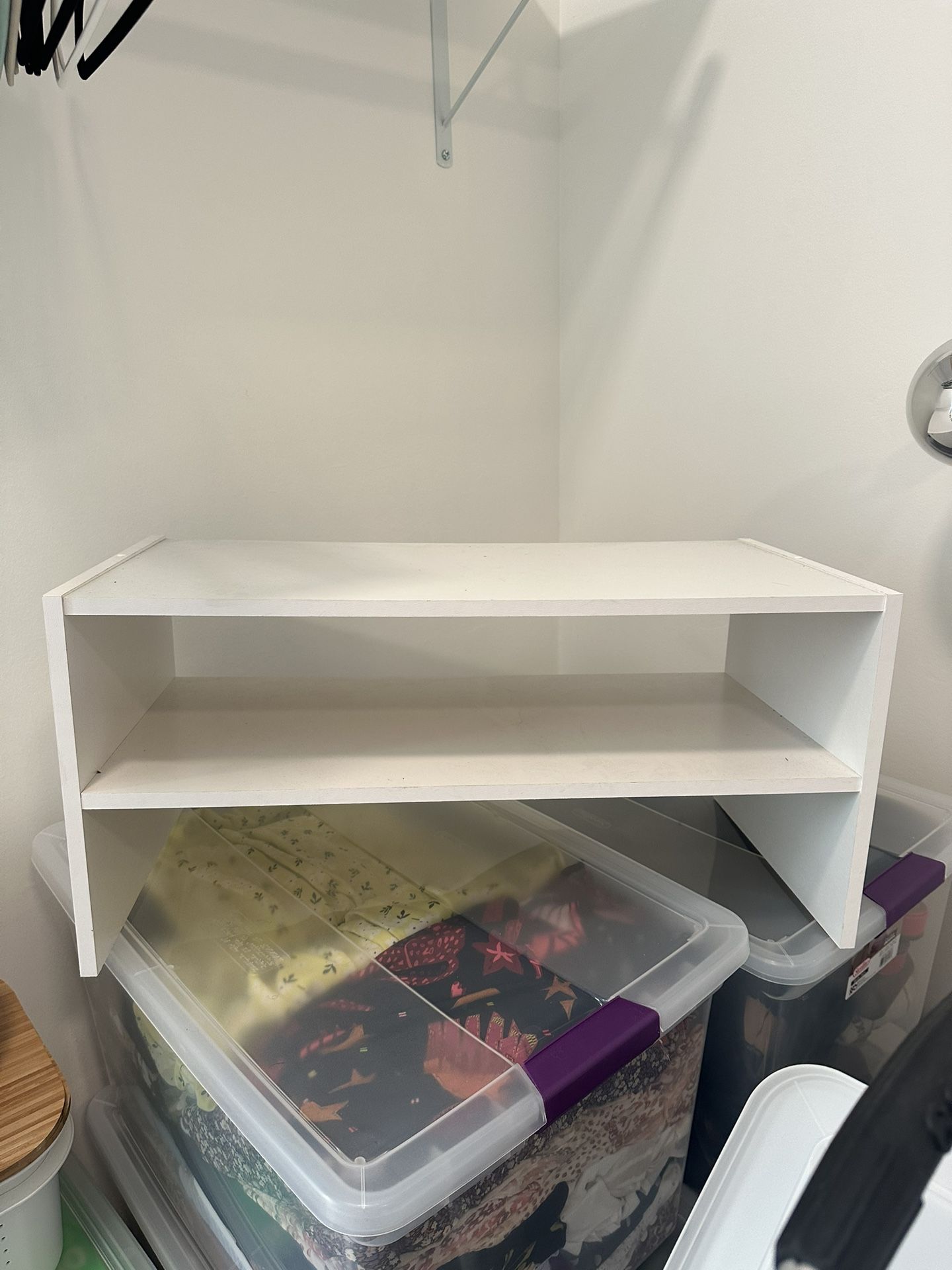 Closet Shoe Rack White