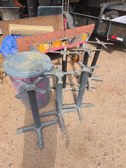 Iron table base 6 pcs