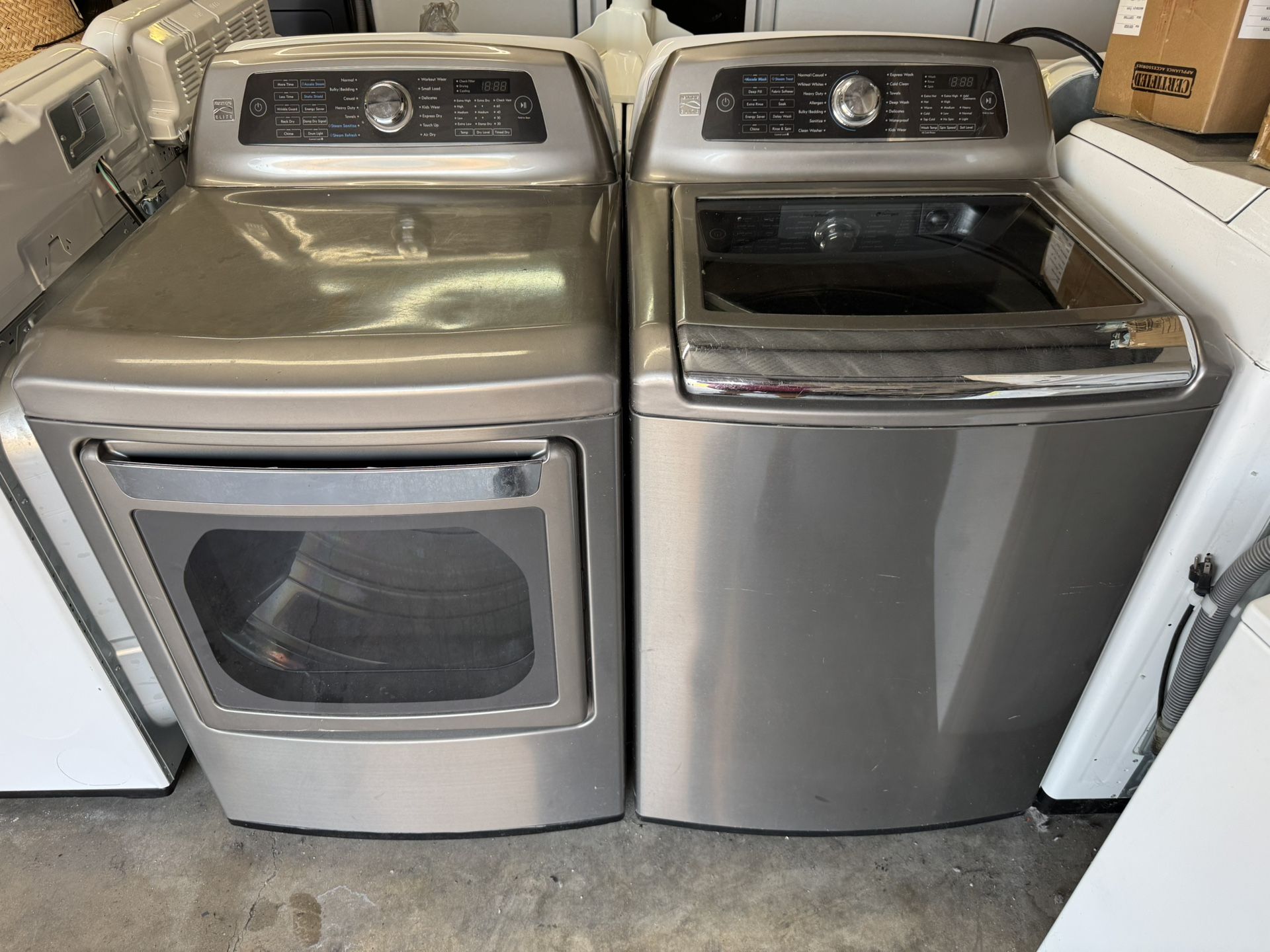 Kenmore Washer And Kenmore Electric Dryer