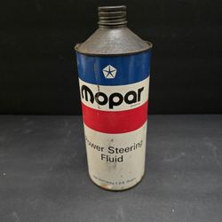 Vintage MOPAR Cone Top Power Steering Fluid Can