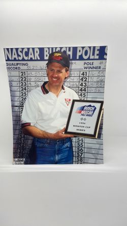 8” x 10” NASCAR photo