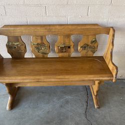 Antique Wood Bench $100 Good Condition 