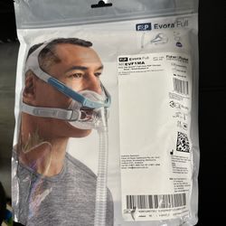 Evora Full Face Mask With Headgear & Hose. Fisher & Paykel Size Small-Med CPAP