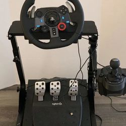Exc++ Logitech Driving *Force G29 Racing WheelPedals+Shifter+Stand!