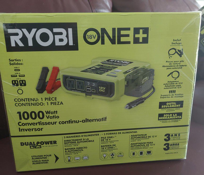RYOBI Genuine 1000v Power Inverter 