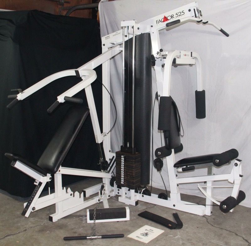 Parabody Factor 525 Home Complete Gym Workout Machine Weight Lifting Exercise Fitness Multi-Station