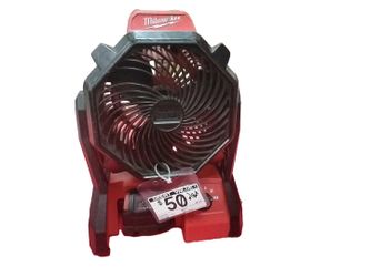 Milwaukee 0886-20 Red Table / Portable Fan/batt