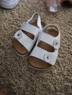 White Sandals Never Worn