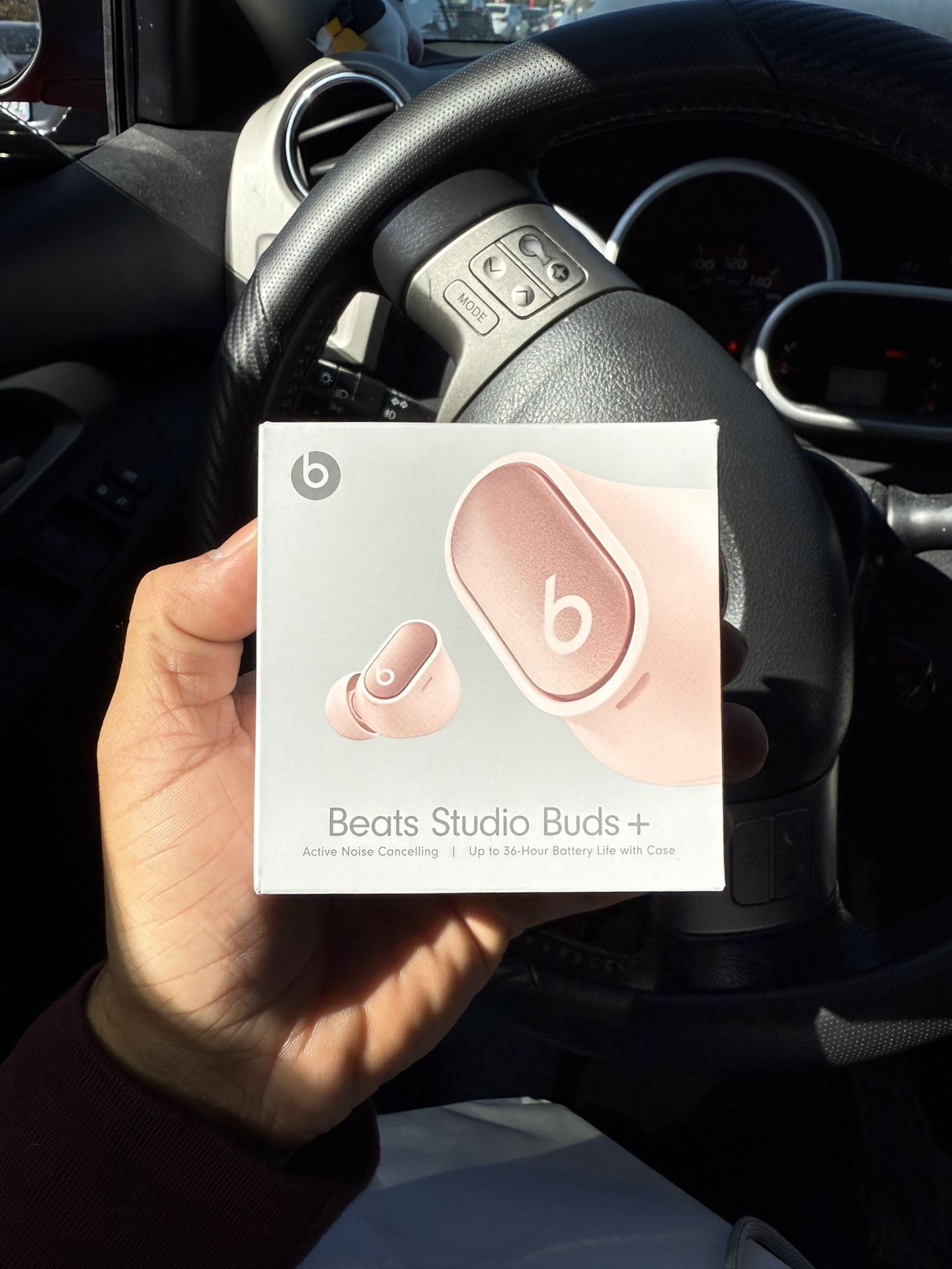 Beats Studio Buds + True Wireless Bluetooth Noise Cancelling Earbuds - Cosmic Pink
