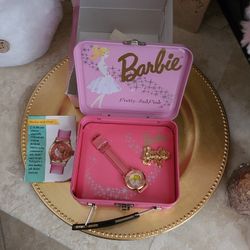 Ltd Edition Anniversary Barbie FOSSIL Watch Pretty In Pink