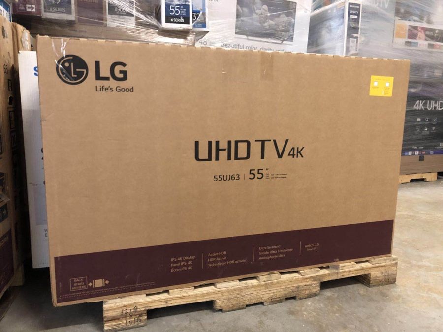 LG 55UJ6300 55-Inch 4K UHD Smart LED TV (2017 Model) - New in BOX $485.00