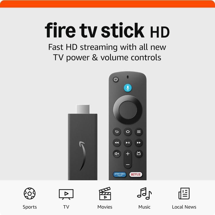 Amazon Fire TV Stick (HD) con Alexa Voice Remote