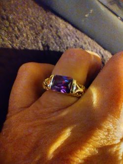 Amethyst Ring Sz 7