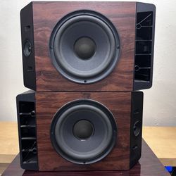 Bose 301 Series IV Rosewood Stereo Bookshelf Loudspeakers (Pair) S/N 1800762A/B (Made In Mexico)