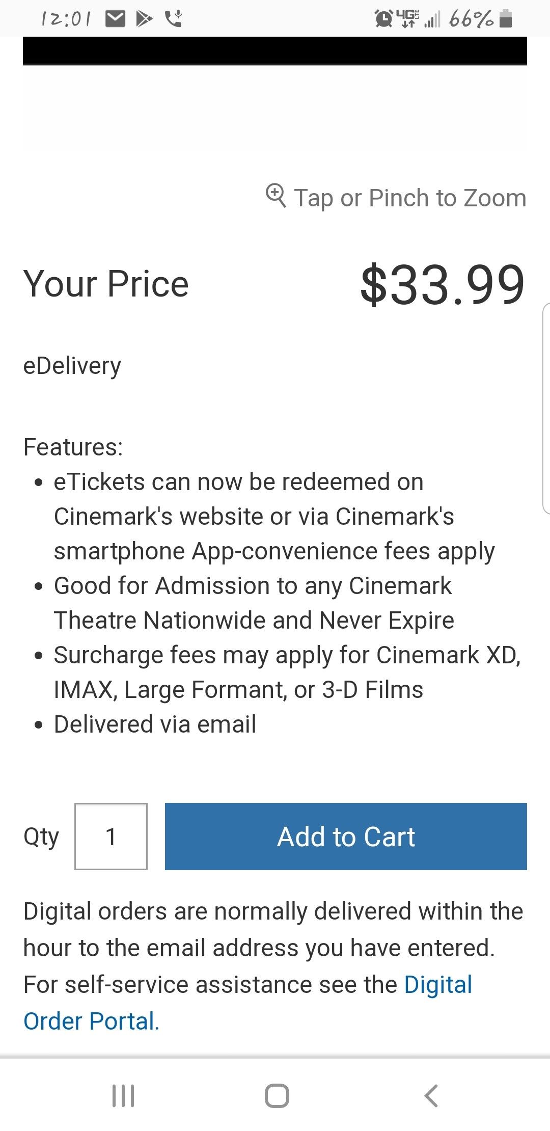 2 platinum supersaver tickets for cinemark