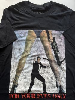 007 James Bond - For Your Eyes Only Shirt - Woman’s Small NEW