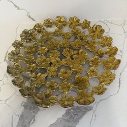 Round Decor Tray Slight Stain As Shown In Pictures 