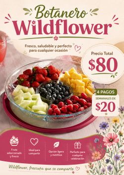 Princess house botanero wildflower