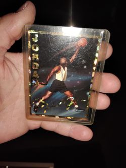 Signed Michael Jordan Retirement Card Perfect Condition Very Clean