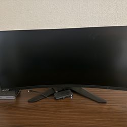 Lenovo 34” Curved Gaming Monitor G34w-10 3440x1440