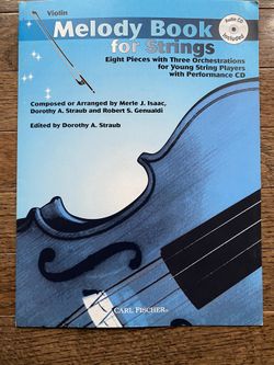 Melody Book For Strings With CD included