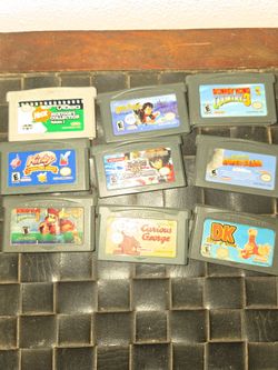 Game Boy Advance Cartridges Lot of 9