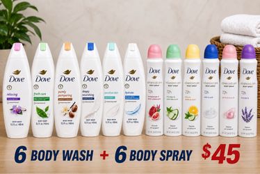 Dove body wash mix and match