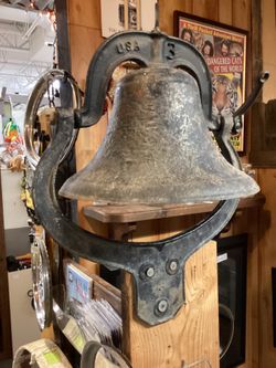 Large cast iron bell USA #3