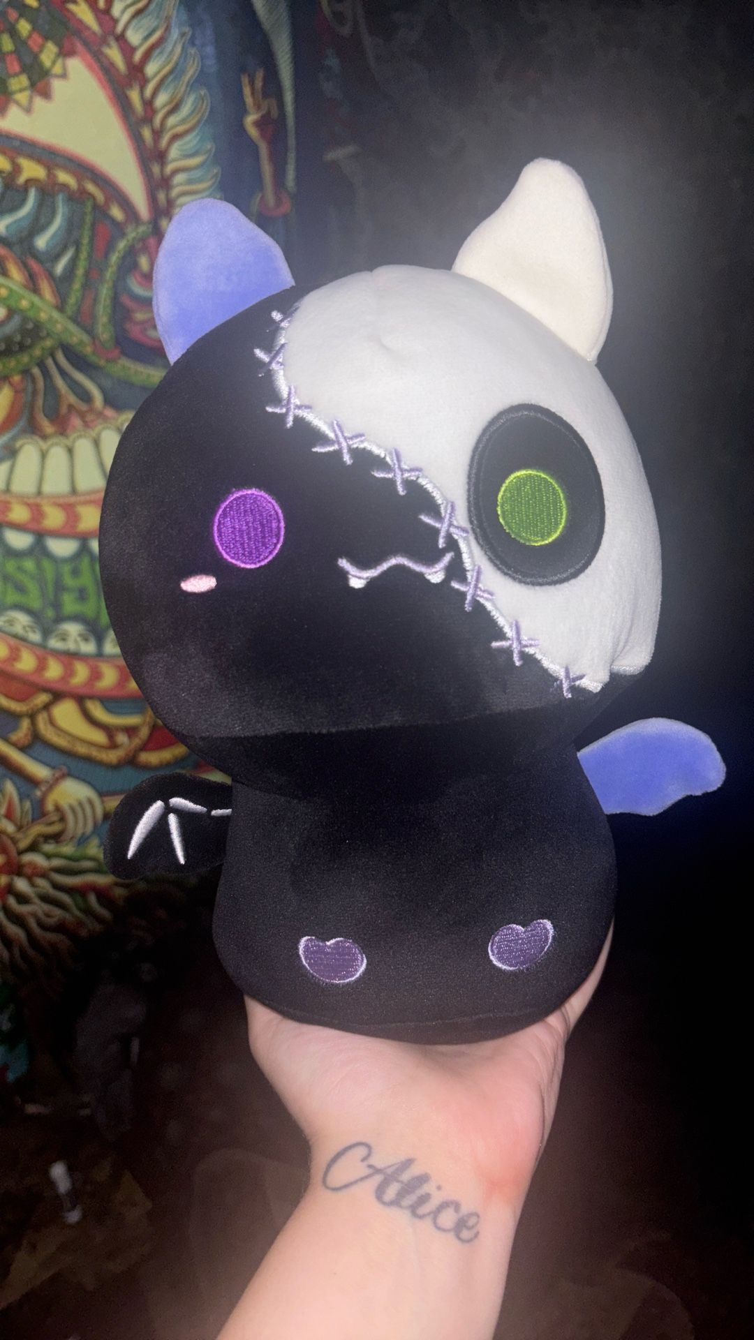 Mewaii Skeleton Bat Plushie