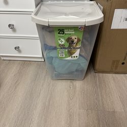 Dog Food Bin.