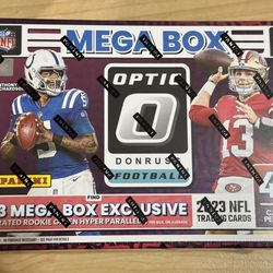 2023  NFL  Optics Football Trading Card Mega Box Target  Only IN HAND!